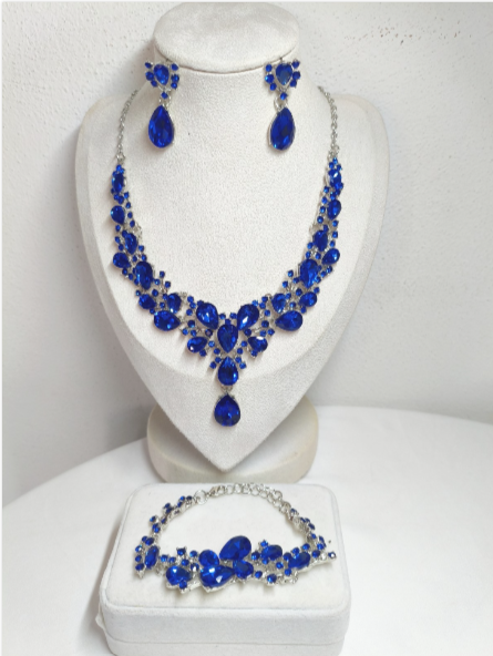 Set di Gioielli 3 Pezzi con Zirconi AAA