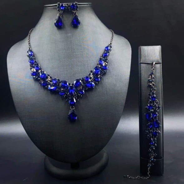 Set di Gioielli 3 Pezzi con Zirconi AAA