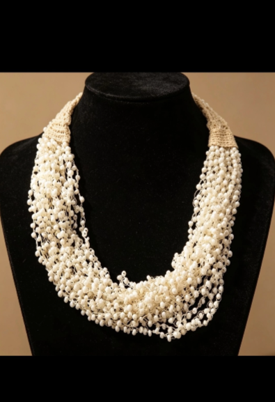 collana artigianale di perline stile boemo