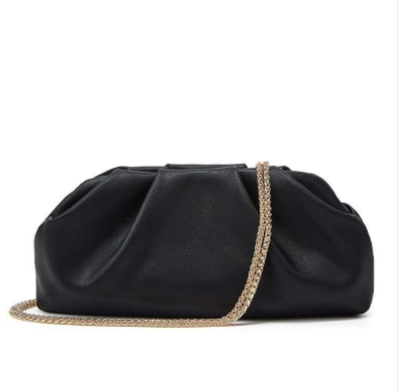 Abend-Clutch in Wolkenform mit goldener Kette, Umhängetasche