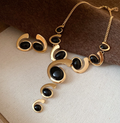 Fashion SET di resina forma geometrica 2 PEZZI stile esagerato
