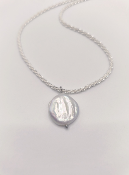 collana di perle naturale barocca