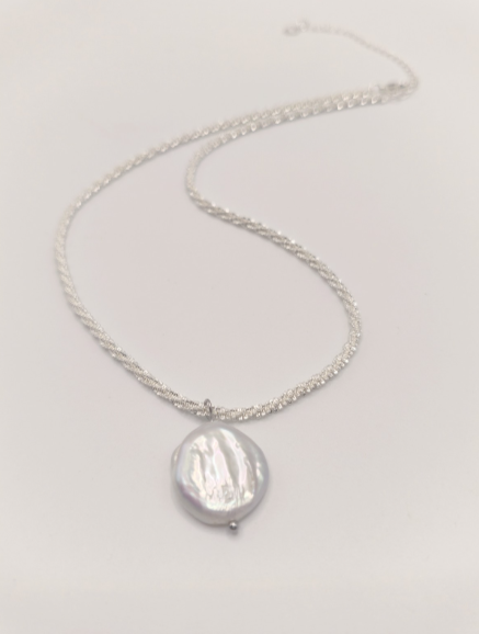 collana di perle naturale barocca