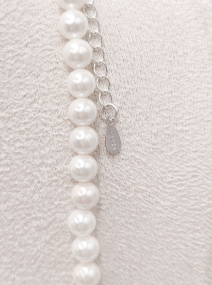collana di perle naturale barocca