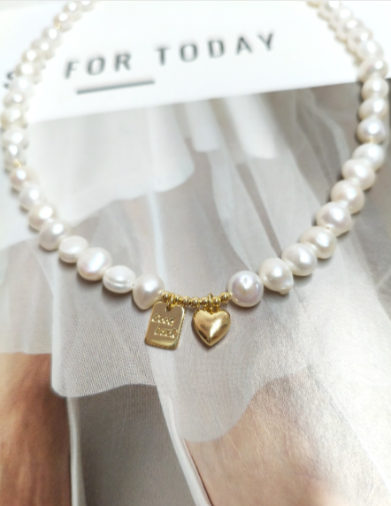 collana a perla naturale