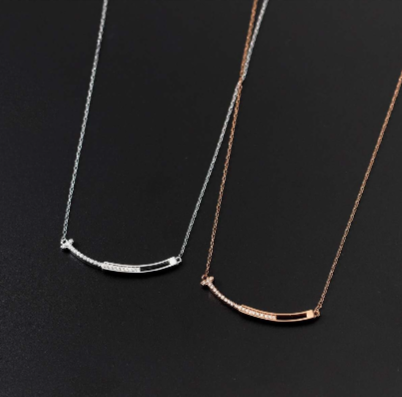 Collana clavicolare minimalista in argento sterling 925