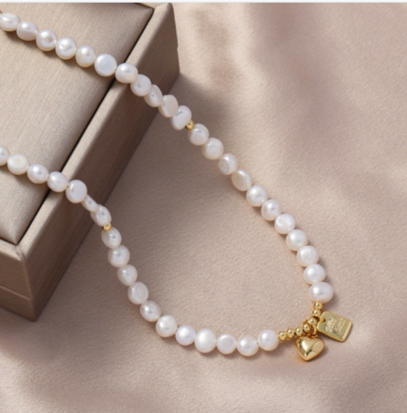 collana a perla naturale