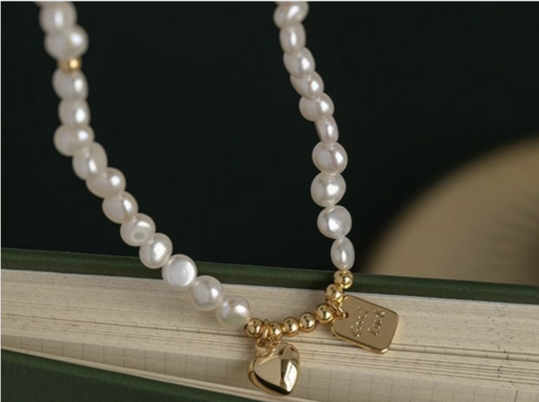 collana a perla naturale