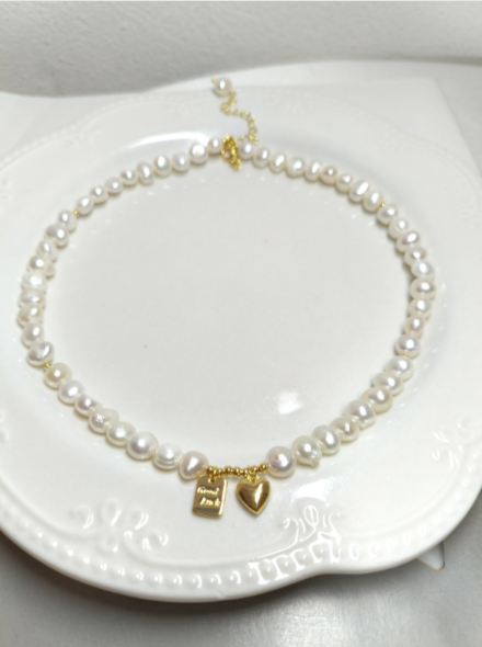collana a perla naturale