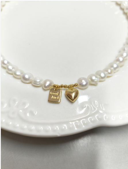 collana a perla naturale
