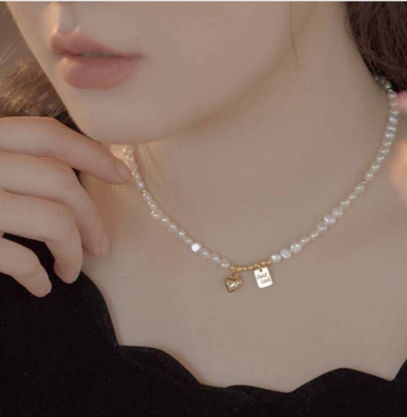 collana a perla naturale