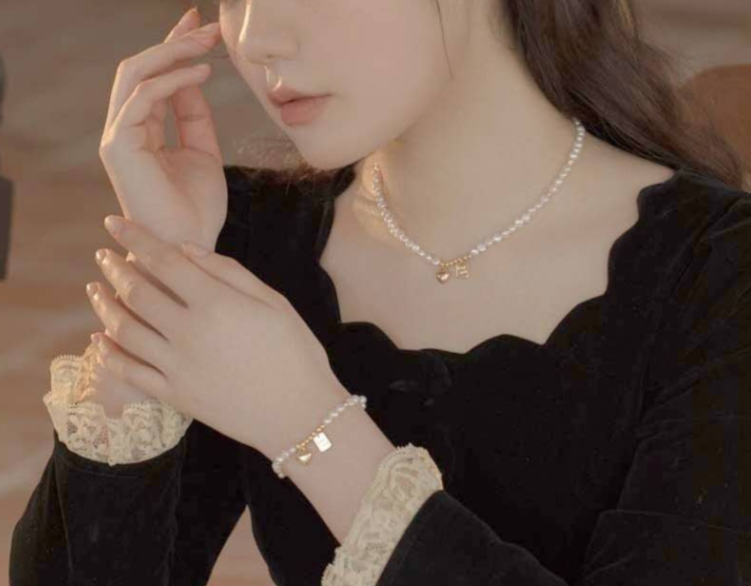 collana a perla naturale