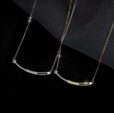 Collana clavicolare minimalista in argento sterling 925