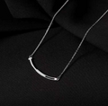 Collana clavicolare minimalista in argento sterling 925