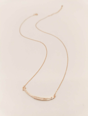 Collana clavicolare minimalista in argento sterling 925