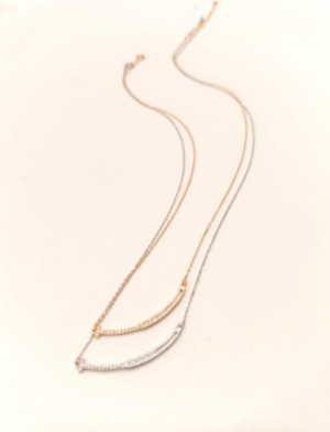 Collana clavicolare minimalista in argento sterling 925