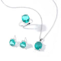 AAA zircon set. 3 PCS Statement Jewelry for Women. NO NICKEL