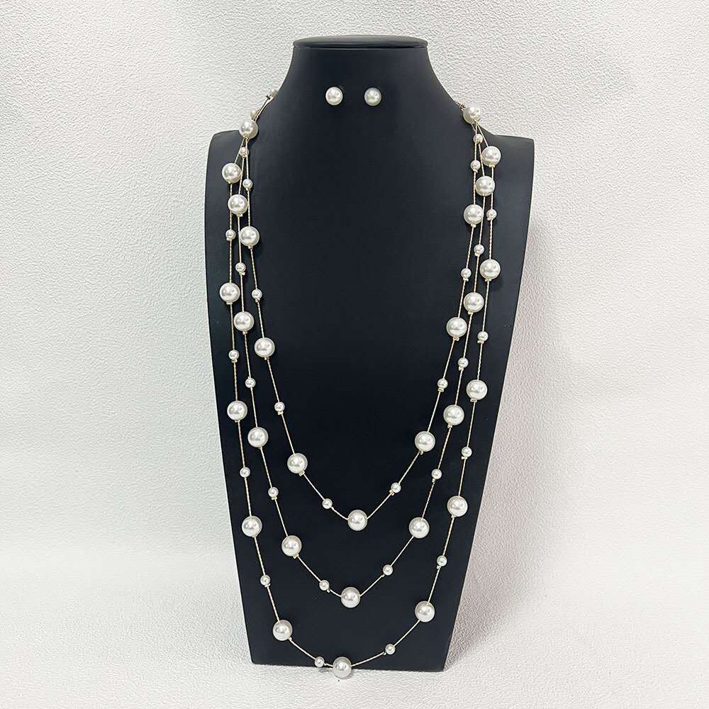 Fashion Set di perle multistrati 2 PEZZI