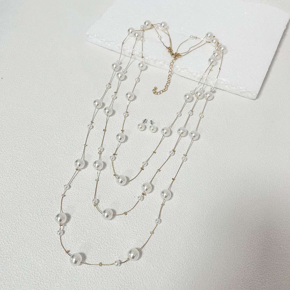 Fashion Set di perle multistrati 2 PEZZI