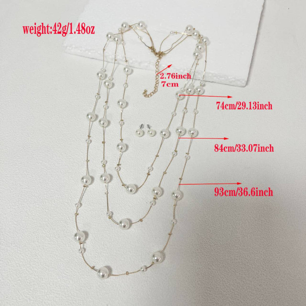 Fashion Set di perle multistrati 2 PEZZI