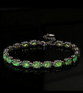 Bracciale con Opale in Argento 925 Ipoallergenico - 7 COLORI -