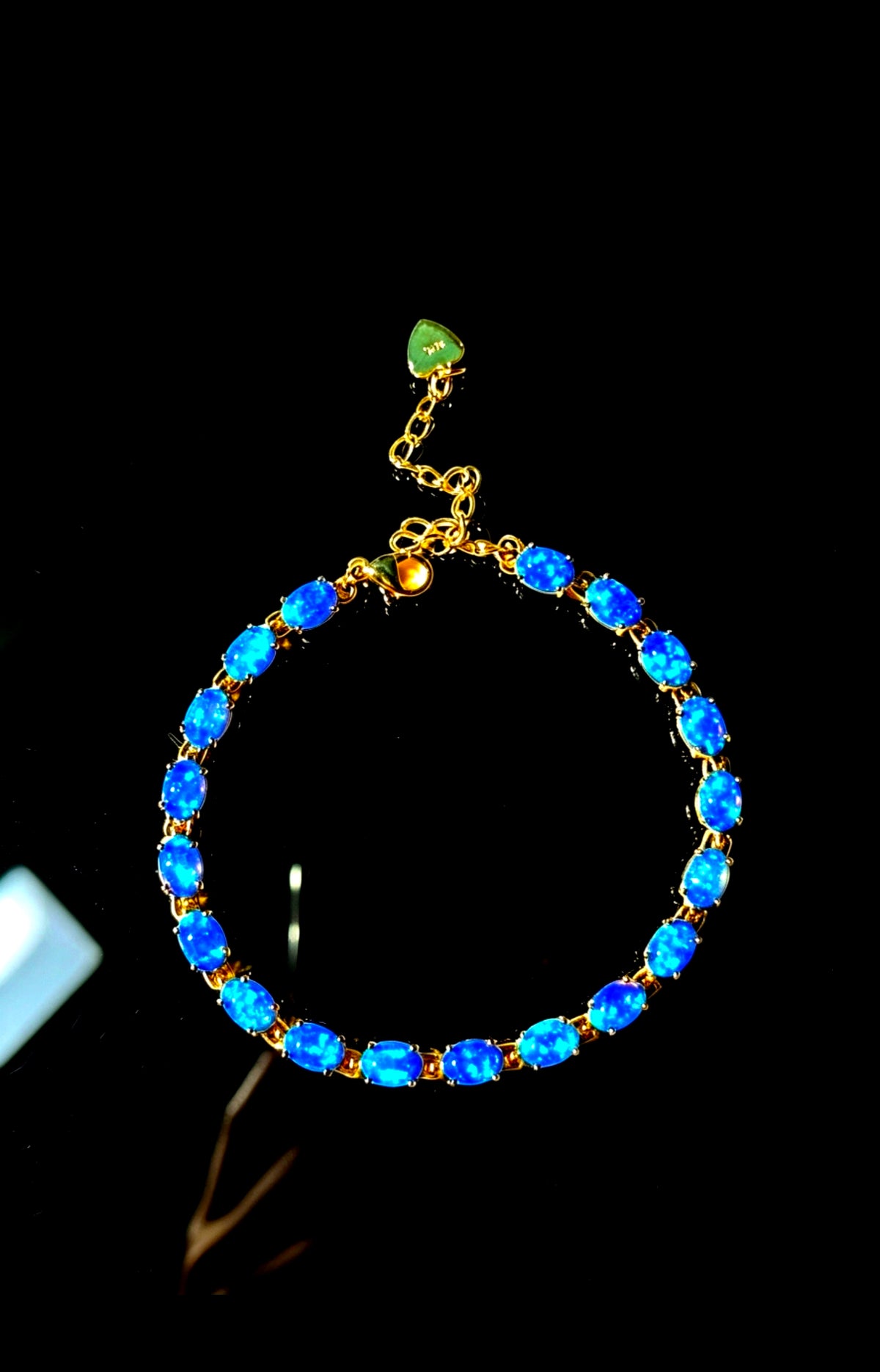 Bracciale con Opale in Argento 925 Ipoallergenico - 7 COLORI -