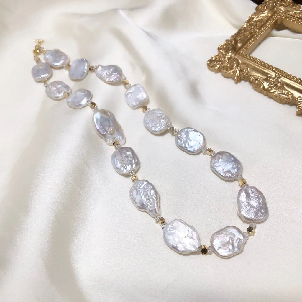 collana di perle barocche naturali