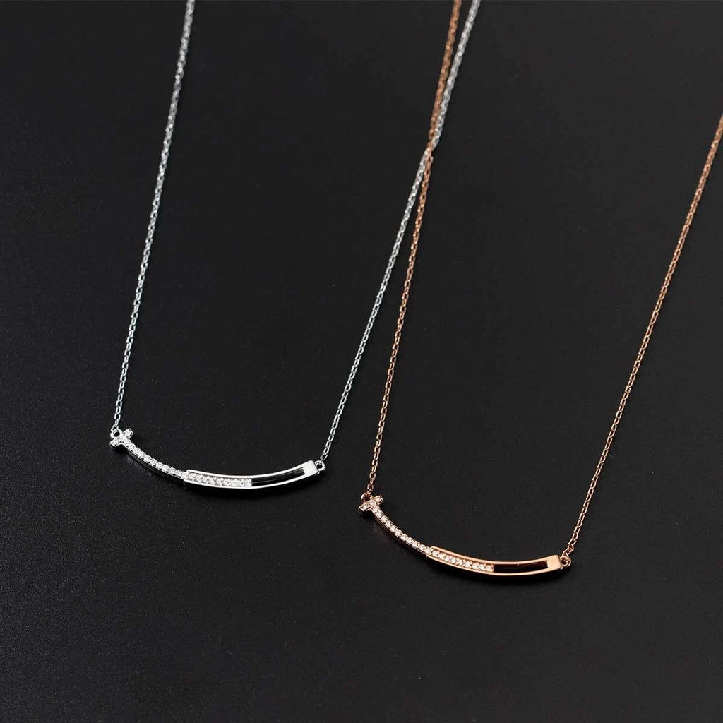Collana clavicolare minimalista in argento sterling 925
