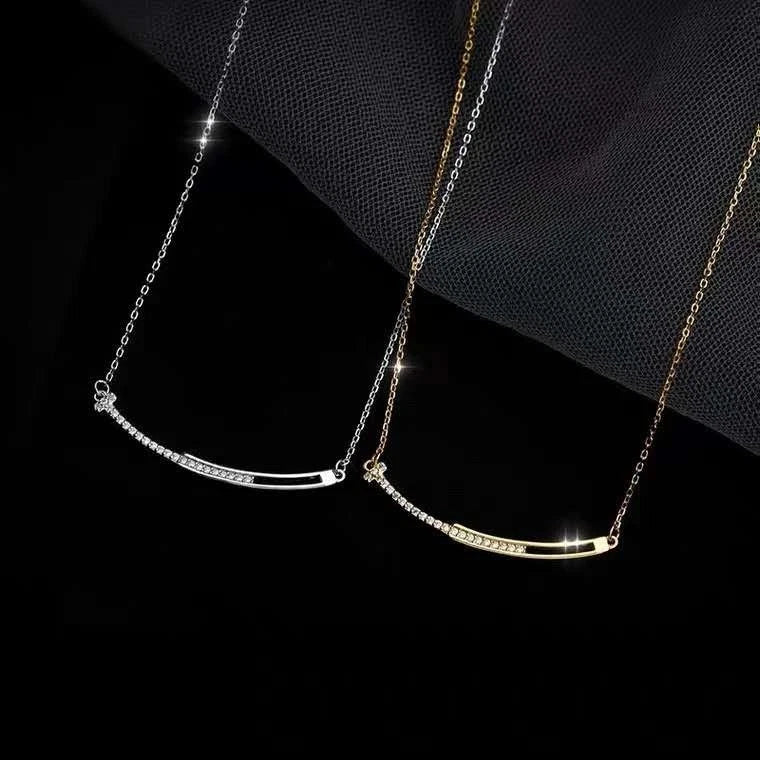 Collana clavicolare minimalista in argento sterling 925