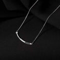 Collana clavicolare minimalista in argento sterling 925