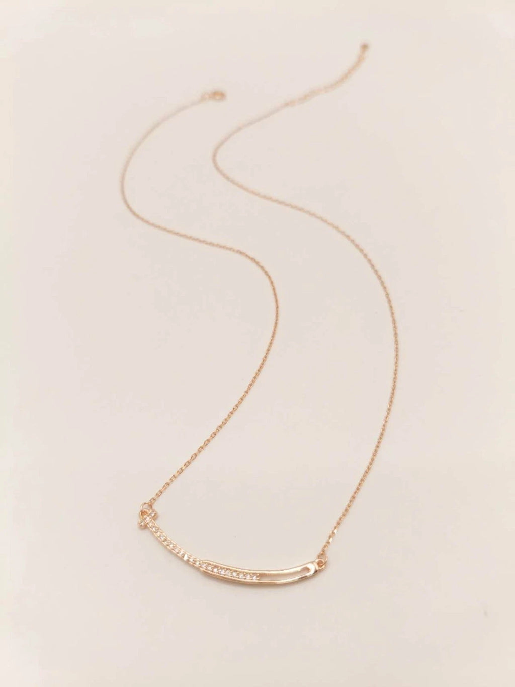 Collana clavicolare minimalista in argento sterling 925
