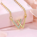 collana in argento S925 forma W