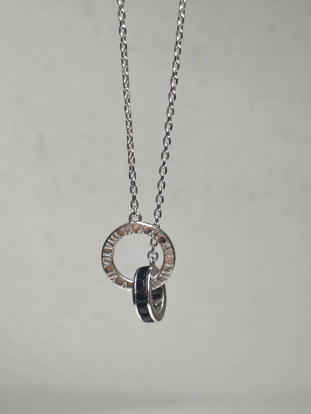 collane in argento 925 per coppie con numeri romani