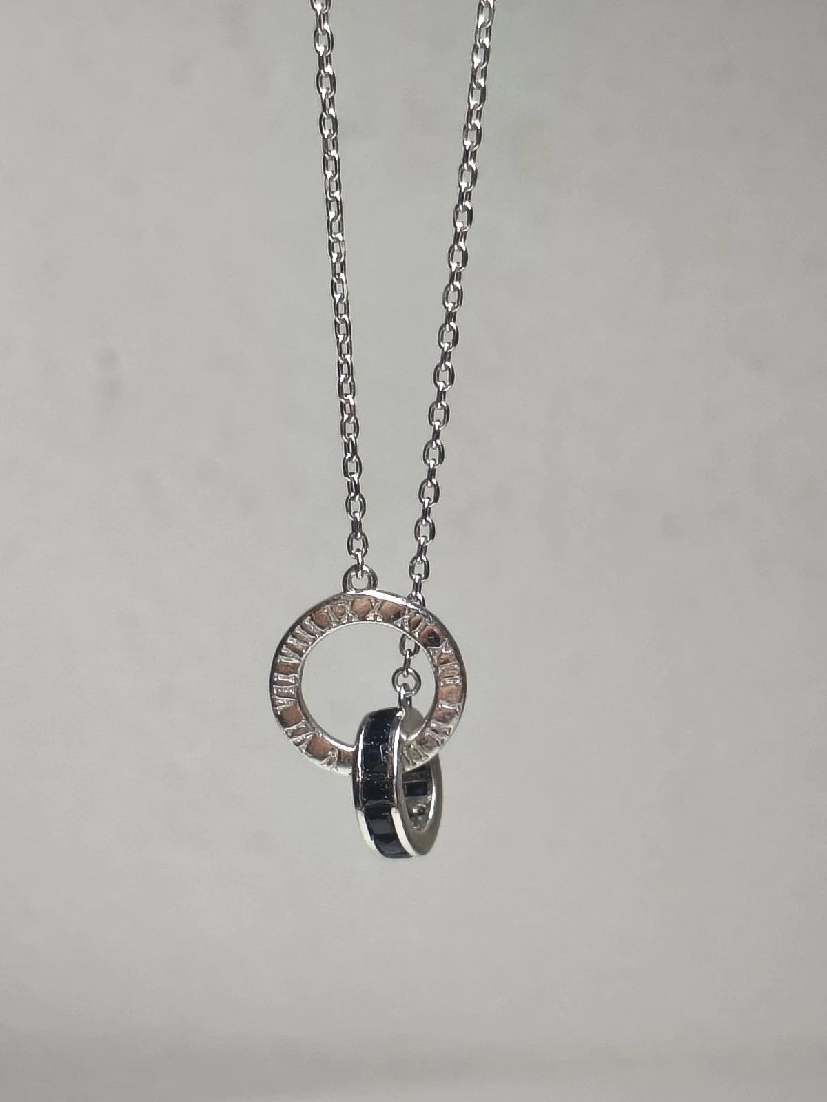 collane in argento 925 per coppie con numeri romani