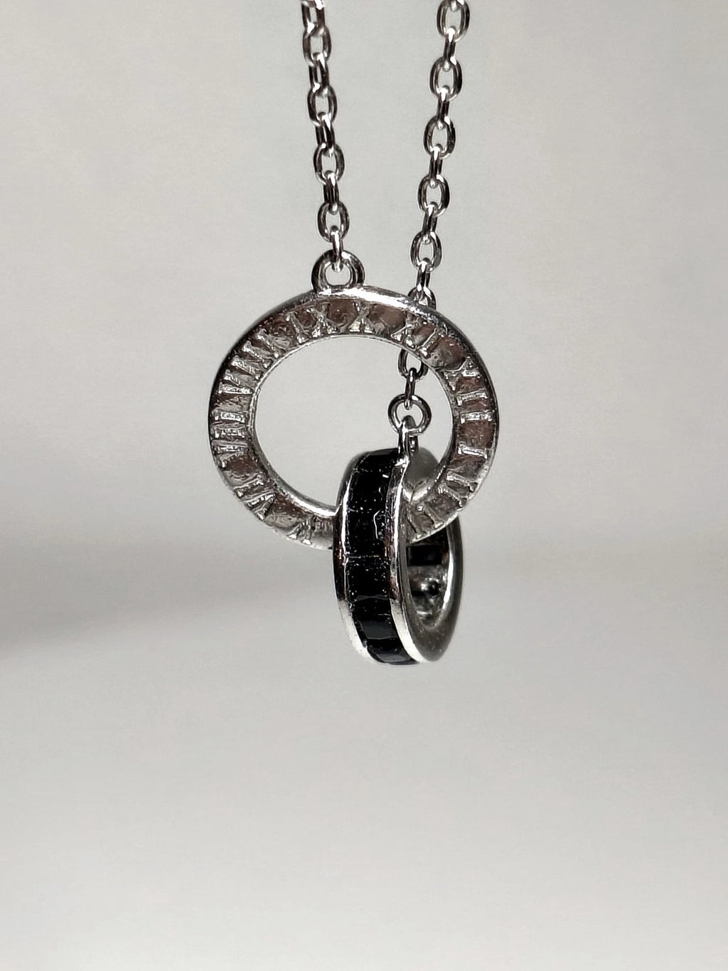 collane in argento 925 per coppie con numeri romani