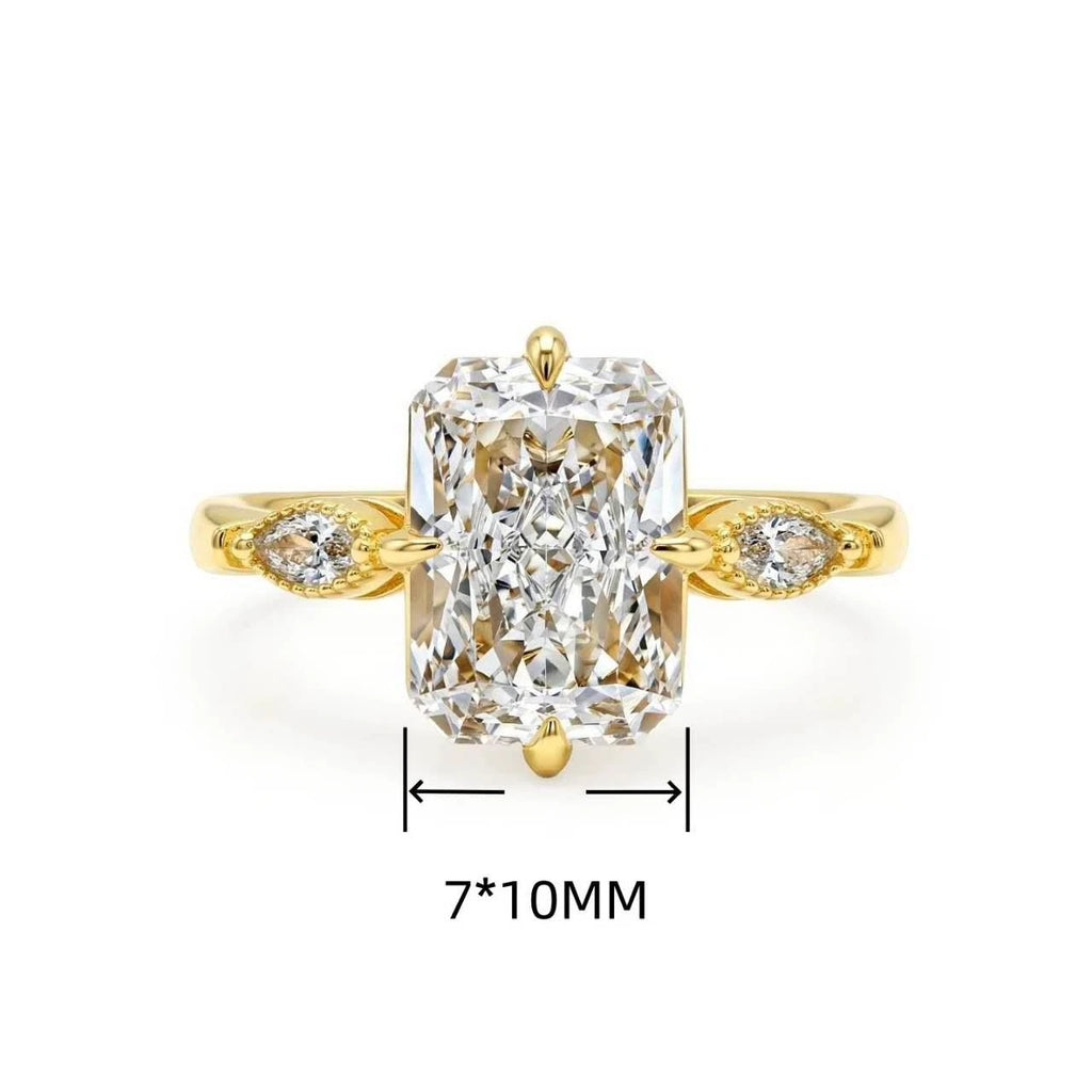 Anello di apertura Paraibala Ice Flower Cut