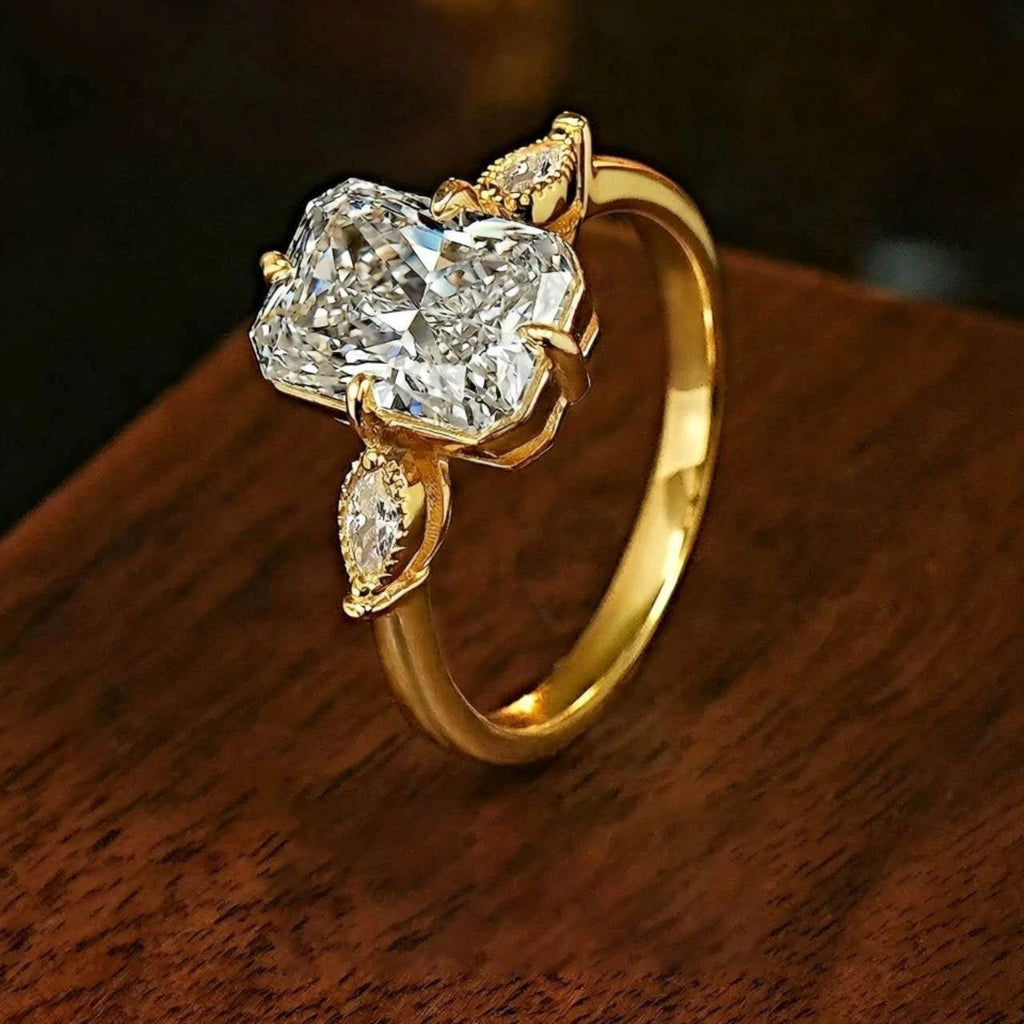 Anello di apertura Paraibala Ice Flower Cut