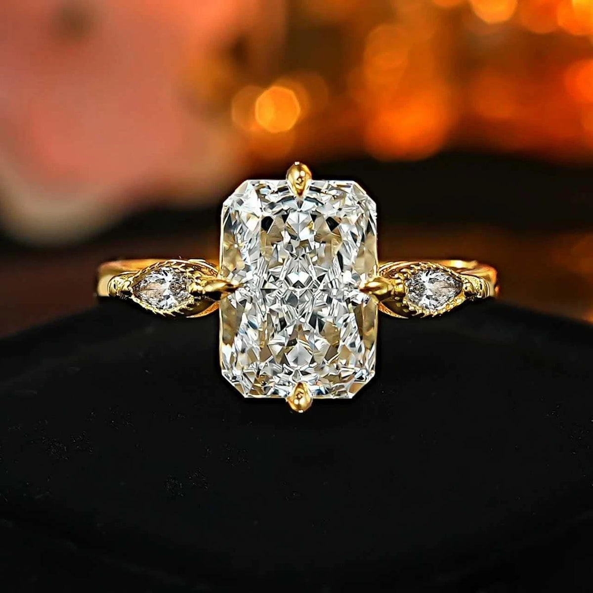 Anello di apertura Paraibala Ice Flower Cut