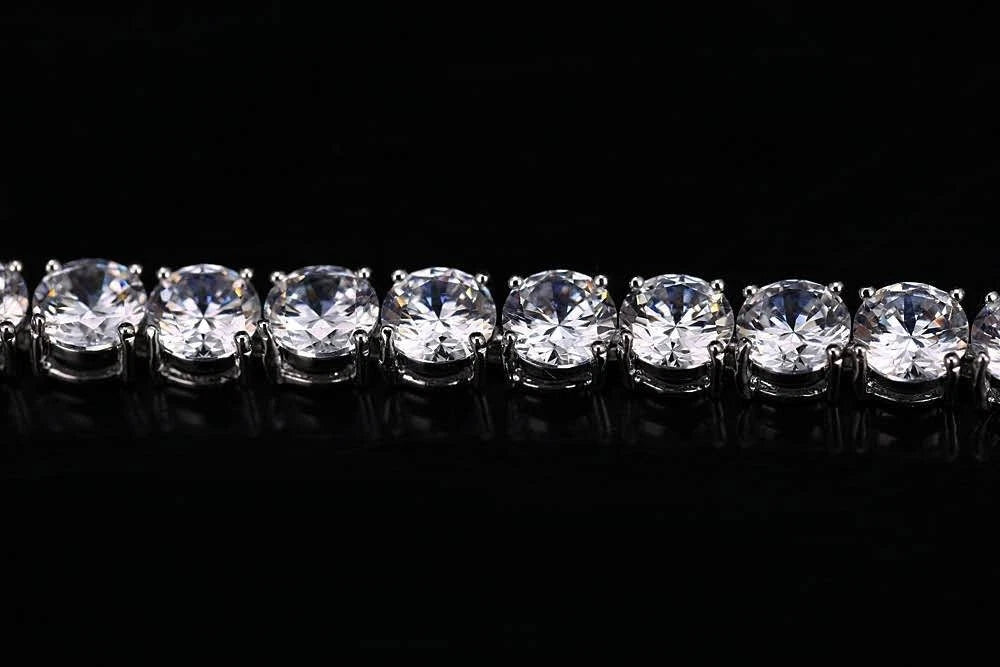 Bracciale con Zirconi AAA - Argento Placcato Ipoallergenico, 2 Colori