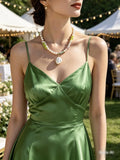 Natural pearl, stone, and crystal necklace with 2 cm baroque pearl pendant